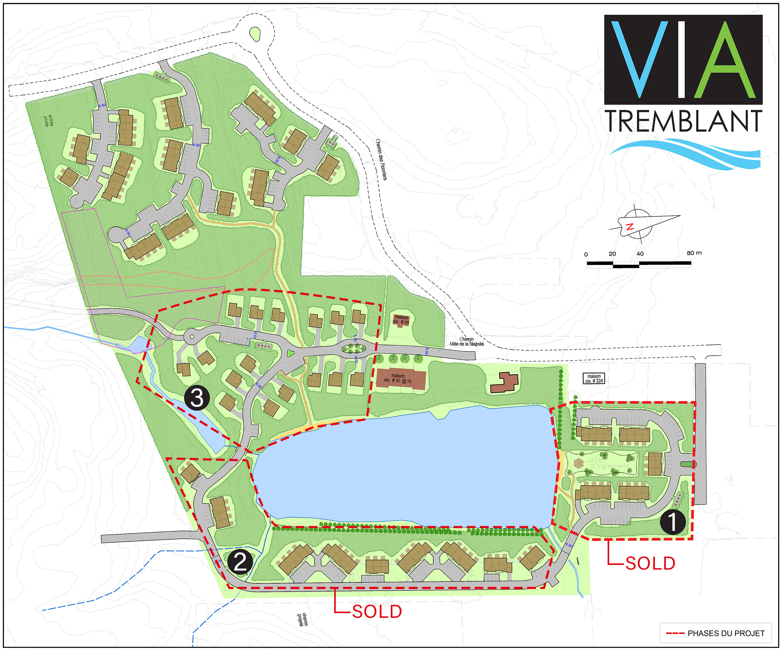 Map tremblant residential project